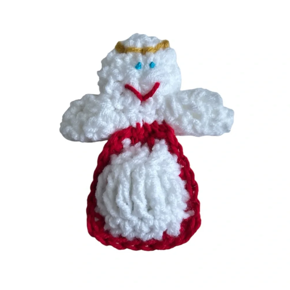 Handmade Organic Catnip Toy Crocheted Angel Potent Interactive Catnip Toy